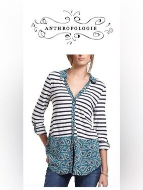 Anthropologie Postmark Top